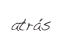 atrás